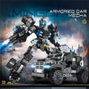 Lego-Inspired Armoured Vehicle, Mecha, and Fighter Plane Building Set