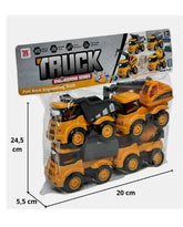 Pull Back Engineering Construction Truck Set