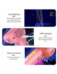 Blue String Rope Launcher Fidget Toy โ Anti-Gravity Loop Fun for Kids & Adults (Pink)