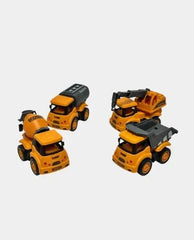 Pull Back Engineering Construction Truck Set