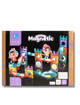 Magnetic Tiles Building Blocks Play Set for Kids – 56 Pieces Educational STEM Toy