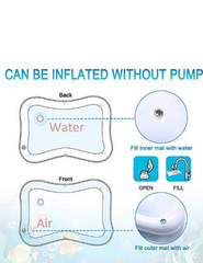 Tummy Time Baby Water Play Mat – Inflatable Sensory Toy for Infants (26"x20")