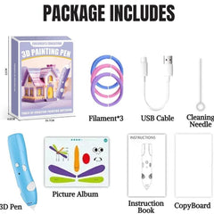 Hello Kitty 3D Pen – Rechargeable Creative Drawing Toy