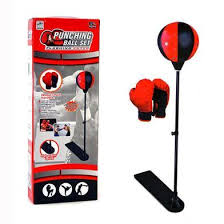 Kids Boxing Punch Stand Set