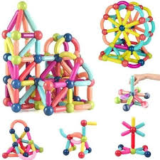 Magnetic Sticks 28-Piece Building Toy Set for Kids
