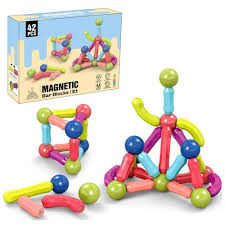Magnetic Sticks 36-Piece Educational Building Set for Kids