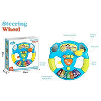 Musical Steering Wheel & Car Key Toy for Toddlers
