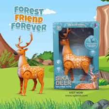 Sika Deer Toy with Light & Music