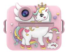 2.4-Inch Dual Camera Kids Digital Camera with Bluetooth, Mobile App Connectivity, Instant Printer & Rechargeable Battery