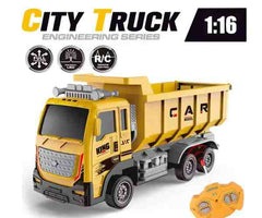 1:16 Remote Control Truck 4CH with Lights, Battery & USB Cable