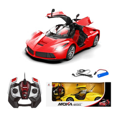 1:6 Scale RC Car with Light & Remote-Controlled Doors – Simulation Model