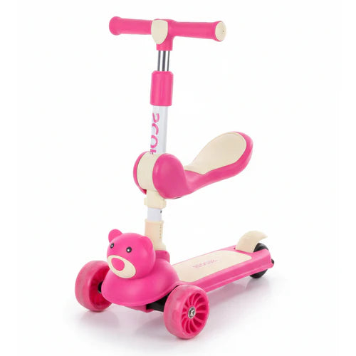 Teddy Bear Ride-On Scooty with Lights & Music