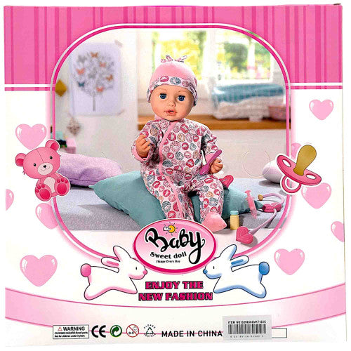 2-Piece 12-Inch Dolls With Feeding Bottles – Water-Fill & Release Toy (Boys & Girls)