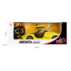 1:6 Scale RC Car with Light & Remote-Controlled Doors – Simulation Model