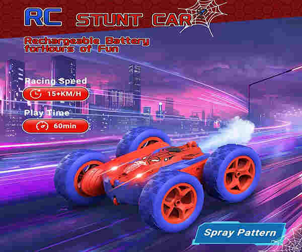 Remote Control Spider Stunt Car