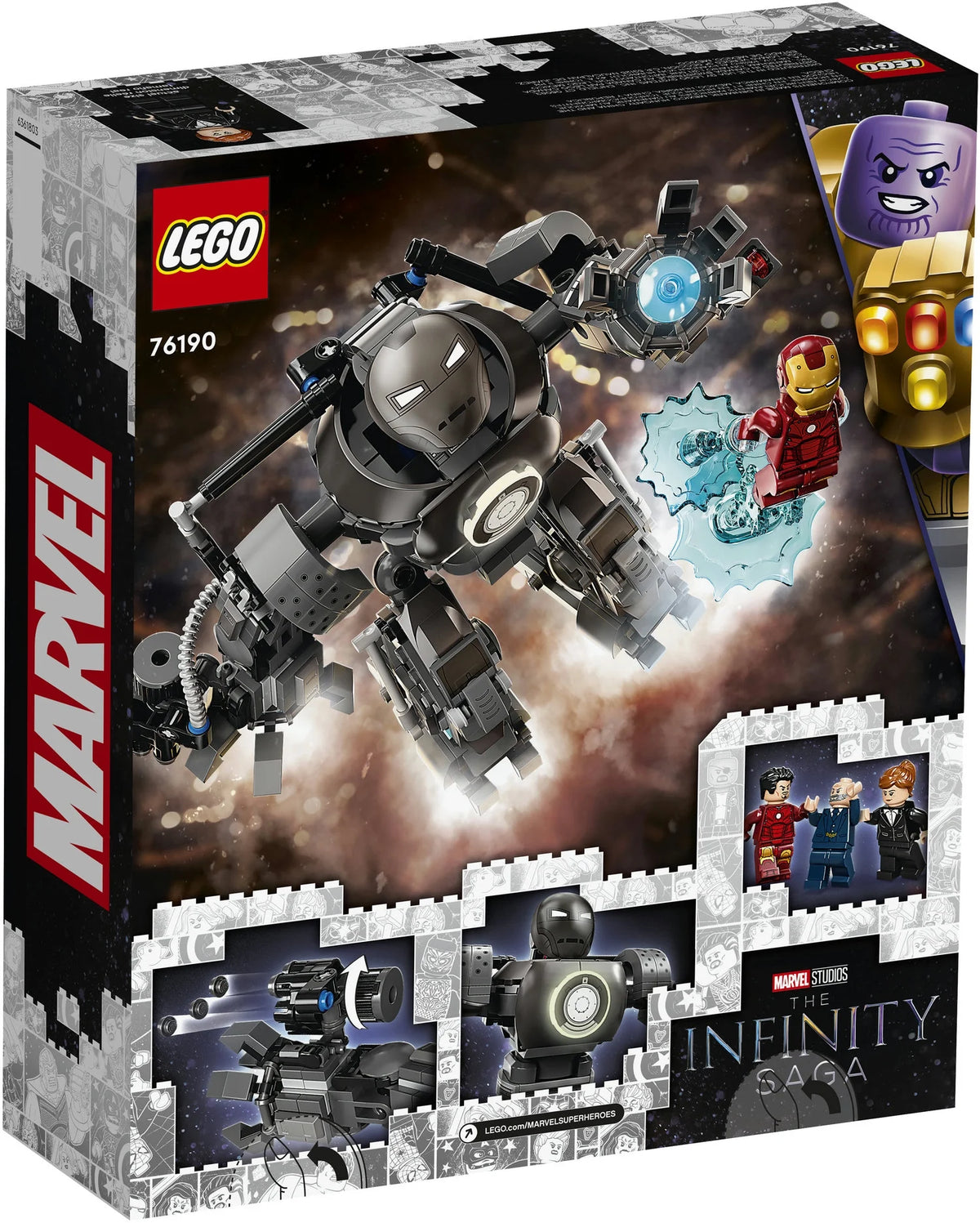 Lego Avengers War Machine & Iron Man Building Set