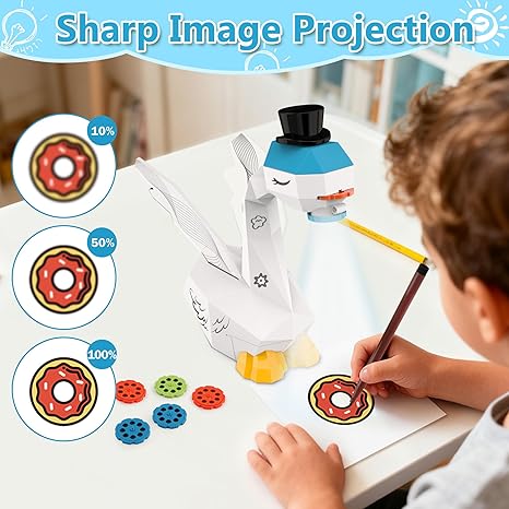 Light Projection Swan with Notebook & 2-Pack Pen Set