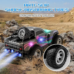 2.4G RC Dual Spray Off-Road Pickup Car – Rechargeable with Lithium Battery & USB Cable