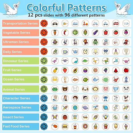 Light Projection Swan with Notebook & 2-Pack Pen Set