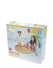 Intex Wet Set Collection Baby Pool – 34 x 10 inch Inflatable Kiddie Pool for Toddlers