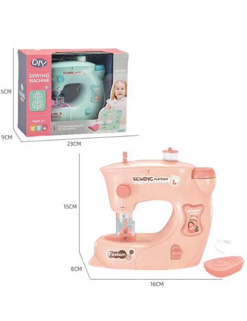 DIY Sewing Machine 7984B – Mini Electric Sewing Kit for Kids & Beginners