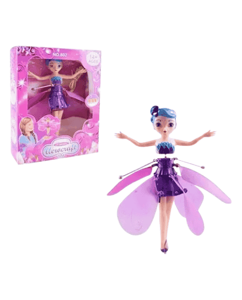 🧚‍♀️ Flying Barbie Doll Fairy – Magical Hovering Princess Toy ✨