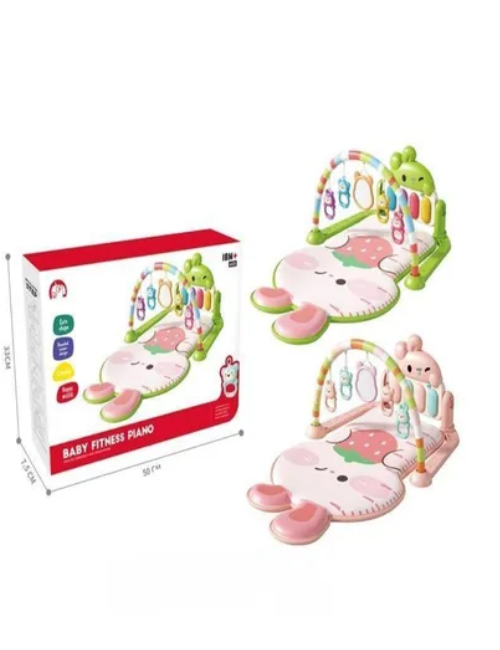 Funny Design Baby Musical Piano Playmat – Pedal Play Gym with Sounds & Lights