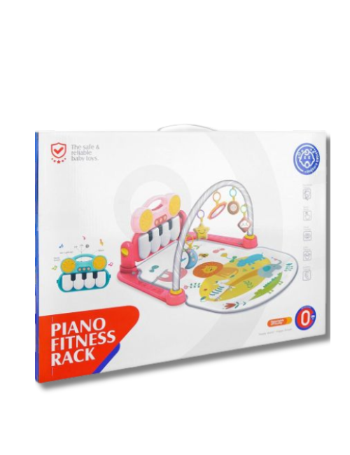 Funny Design Baby Musical Piano Playmat – Pedal Play Gym with Sounds & Lights