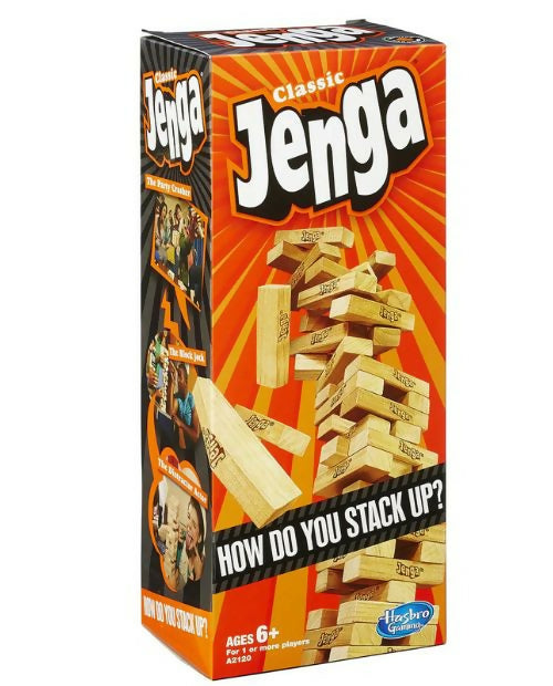 Classic Jenga Blocks – Fun Stacking Game for Kids & Adults