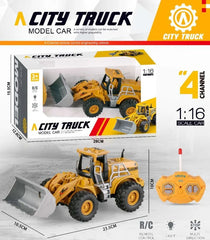 1:16 Scale Remote Control Construction Loader Truck with Battery & USB Charging
