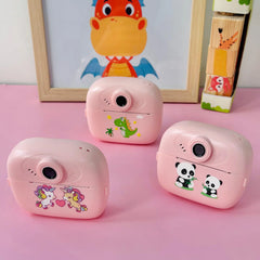 Dual Camera Kids Digital Color Printer Camera with Rechargeable Lithium Battery