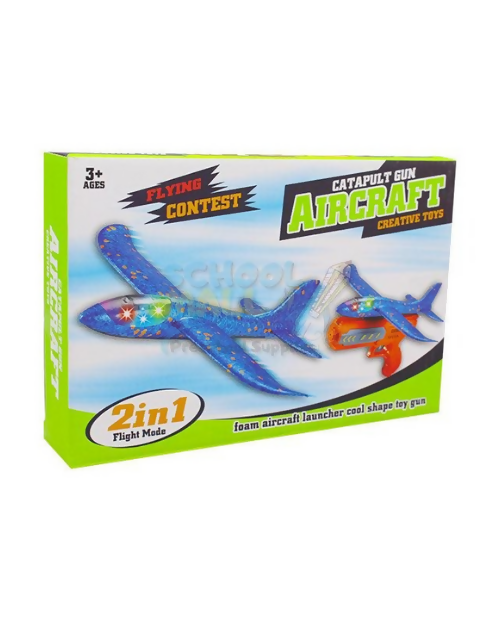 Foam Glider Airplane Launcher Toy Set