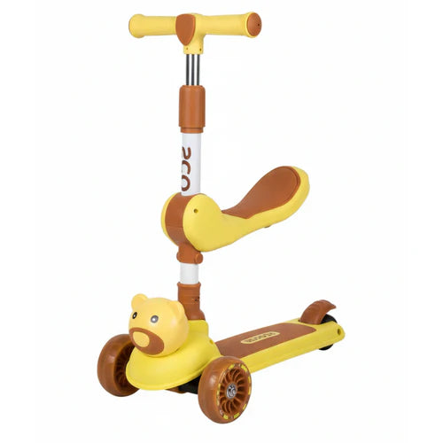 Teddy Bear Ride-On Scooty with Lights & Music