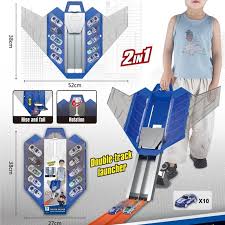 Police Storage Launcher Playset 2-in-1 Car Track Set