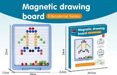 Kids Educational Magnetic Drawing Board with Beads