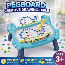 Kids Crab Magnetic Beads Drawing Board