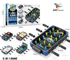 5-in-1 Tabletop Multi Game Set for Kids