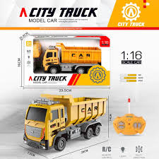 1:16 Remote Control Truck 4CH with Lights, Battery & USB Cable