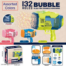 132 Hole Bubble Gun – Chargeable