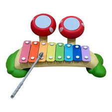2-in-1 Kids Xylophone & Drum Musical Toy