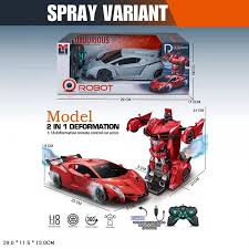 Remote Control Deformation Robot Car with Smoke