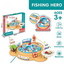 Fishing Hero Electric Game Toy – Interactive Kids Fishing Game
