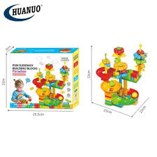 Chao Qi Xia Fun Slideway – Marble Maze Building Blocks Toy