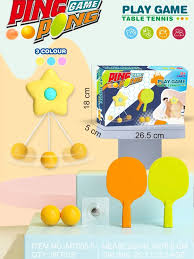 Kids Indoor Hanging Table Tennis Trainer Set