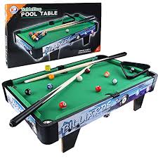 Kids Mini Tabletop Snooker Pool Table Toy Set