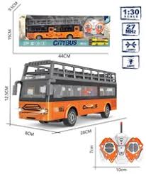 Remote Controlled Double-Decker City Bus Toy
