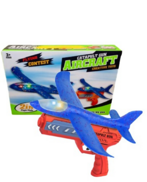 Foam Glider Airplane Launcher Toy Set
