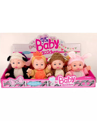 8-Piece 8-Inch Vinyl Male Doll Set – Four Skin Tones (IC Molded)